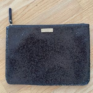 Kate Spade New York Glitter Zip Pouch